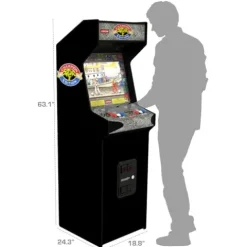 ARCADE1UP Street Fighter II CE HS 5 Deluxe Arcade Machine 17″ Screen Black