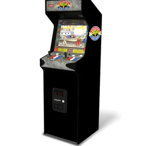 ARCADE1UP Street Fighter II CE HS 5 Deluxe Arcade Machine 17″ Screen Black