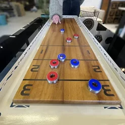 Archtwain Shuffle Board Wall Deco White