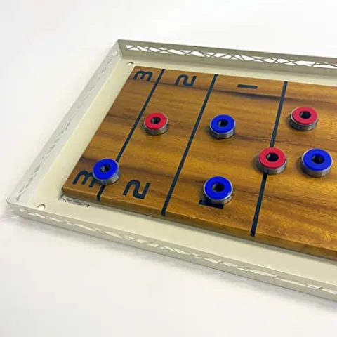 Archtwain Shuffle Board Wall Deco White