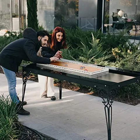 Archtwain Shuffle Board Wall Deco White