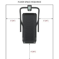 Assault Fitness AssaultRunner Pro, Portable Treadmill Black Frame/Charcoal