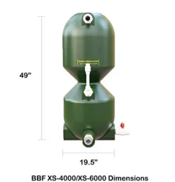 AST Bubble Bead Filter XS4000 Pond Filtration Solution for Koi Ponds