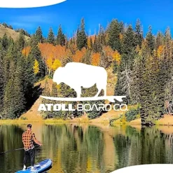 Atoll Inflatable Paddle Board Light Blue