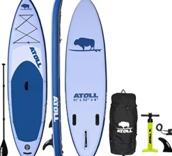 Atoll Inflatable Paddle Board Light Blue