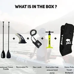 Atoll Inflatable Paddle Board Light Blue