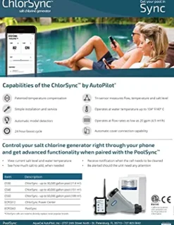 AutoPilot ChlorSync CS30 Salt Chlorinator for Pools up to 30K gallons