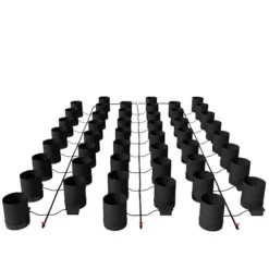 AutoPot 48 Pot GeoPot System with 5 Gallon Fabric Pots – Self-Watering Hydroponic System Black