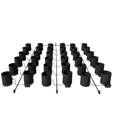 AutoPot 36 Pot GeoPot System with 5 Gallon Fabric Pots Black