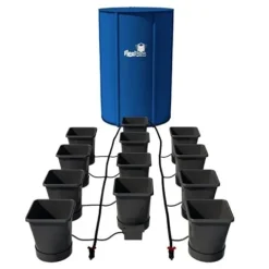 AutoPot 12Pot XL Hydroponic System with 6.6 Gal Pots and 60 Gal FlexiTank Black
