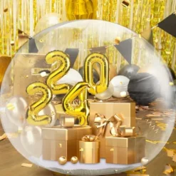 awesmflate 10FT Inflatable Snow Globe Bubble Tent Clear