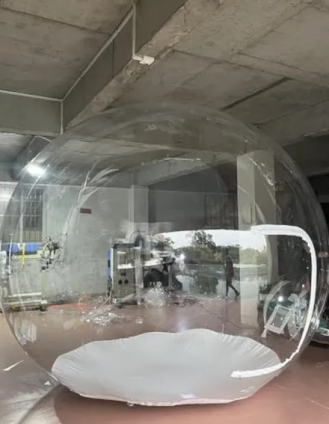 awesmflate 10FT Inflatable Snow Globe Bubble Tent Clear