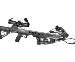 Axe Crossbows Carbon Express Axe 400 Crossbow with Scope, Quiver & PileDriver Crossbolts Black