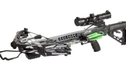 Axe Crossbows Carbon Express Axe 400 Crossbow with Scope, Quiver & PileDriver Crossbolts Black