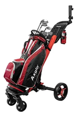 Axglo Flip n’ Go Pro Golf Push Cart White/Grey