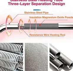 AYCHLG Commercial Pool Heater 222000Btu/Hr 480V Orange