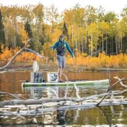 Badfish Badfisher Inflatable Stand Up Paddle Board White/Green