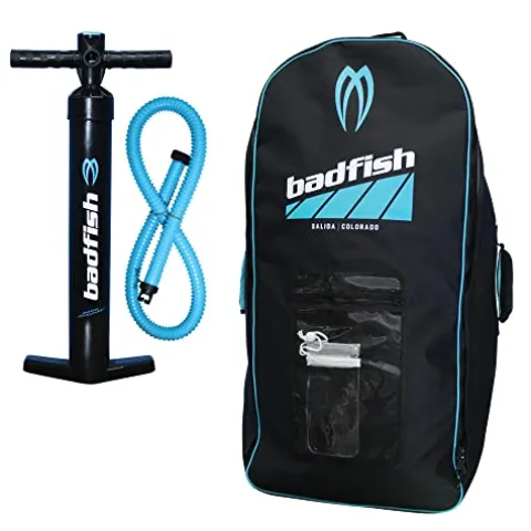 Badfish River Shred Inflatable Stand Up Paddle Board White/Yellow