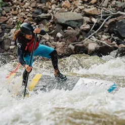 Badfish River Shred Inflatable Stand Up Paddle Board White/Yellow