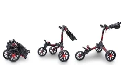 Bag Boy Nitron 3 Wheel Golf Push Cart Red/White/Blue Camo