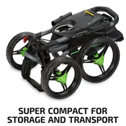 Bag Boy Quad XL Golf Cart Matte Black/Red