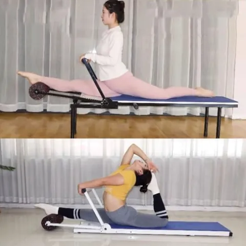 BailingDS Leg Stretcher Machine Flexibility Trainer Medium White