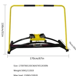 BailingDS Ski Machine Yellow