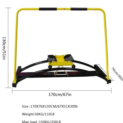 BailingDS Ski Machine Yellow