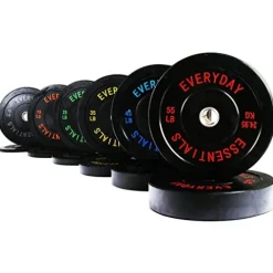 BalanceFrom Olympic Bumper Plate Set Black