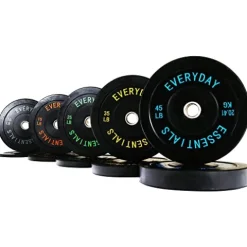 BalanceFrom Olympic Bumper Weight Plate Set Black