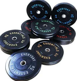 BalanceFrom Olympic Bumper Plate Weight Plate Black