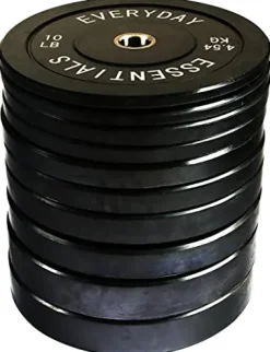 BalanceFrom Olympic Bumper Plate Weight Plate Black