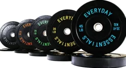 BalanceFrom Olympic Bumper Plate Weight Plate Black