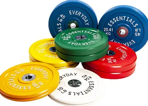 BalanceFrom Olympic Bumper Plate Weight Plate Colored