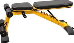 BalanceFrom Weight Bench Yellow/Black