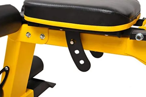 BalanceFrom Weight Bench Yellow/Black