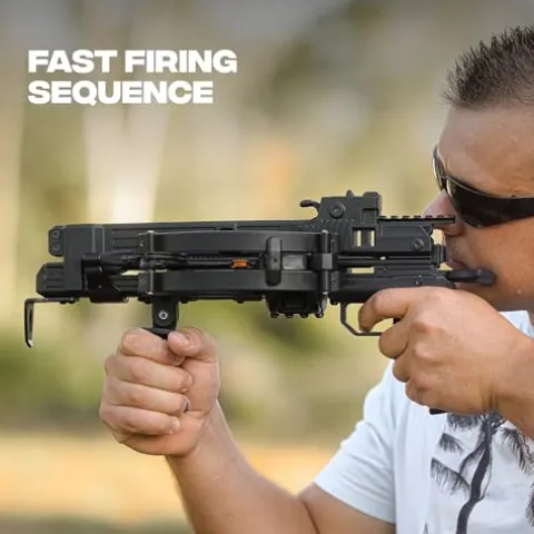 BALLISTA BAT Reverse Draw Mini Crossbow Black