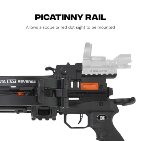 BALLISTA BAT Reverse Draw Mini Crossbow Black