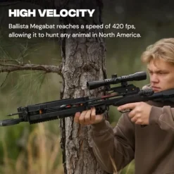 BALLISTA MegaBat Crossbow for Hunting and Fishing Black