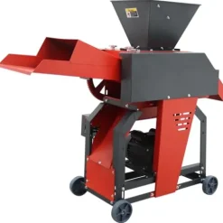 Banfluxion 220V 8-Blade Grass Cutter with Conveyor Belt Red