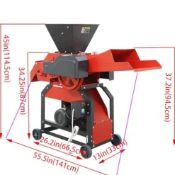 Banfluxion 220V 4-Blade Grass Cutting Machine Red