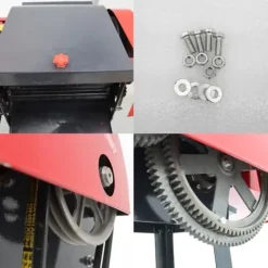 Banfluxion 220V 6-Blade Hay Cutter Pulverizer Grass Crusher Red