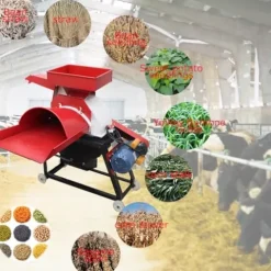 Banfluxion 220V Integrated Grass Cutting and Crop Crushing Machine Red