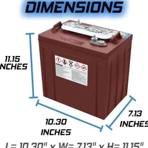 Banshee Trojan T-125 6V 240AH DEEP Cycle Flooded Battery