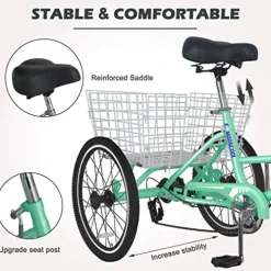 Barbella Adult Folding Tricycles Green