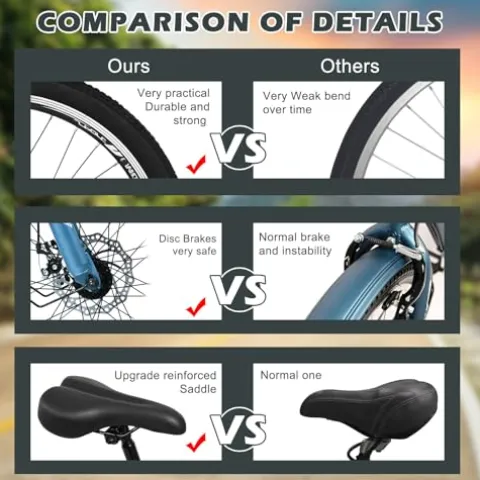 Barbella Adult Mountain Tricycle Navy-Blue