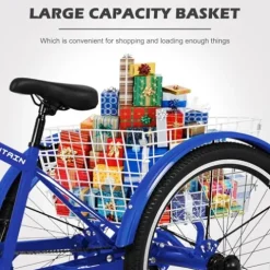 Barbella Adult Mountain Tricycle Navy-Blue