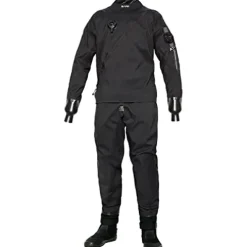 Bare Aqua-Trek 1 Men’s Pro Dry Suit Black Medium Large with Free Base Layer