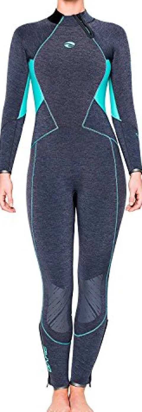 Bare Evoke 5mm Full Wetsuit Aqua Blue