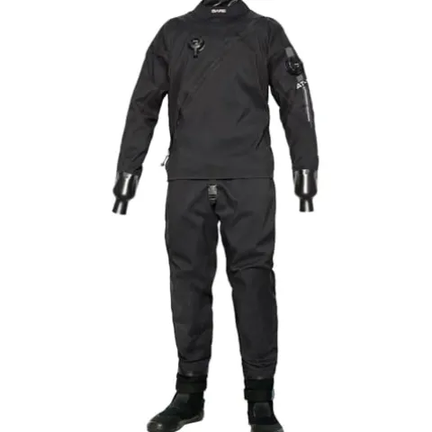 Bare Mens Aqua Trek Tech Dry Drysuit Black Large